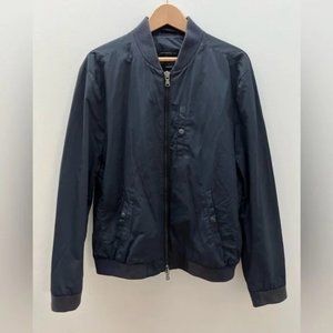 John Varvatos Star USA Navy Bomber Jacket with Lining